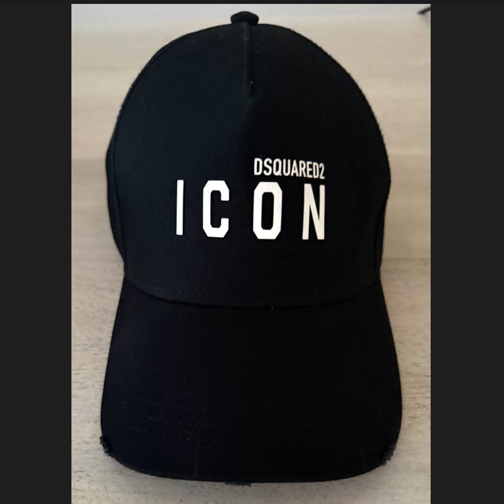 DSQUARED2 Black ICON Baseball Cap